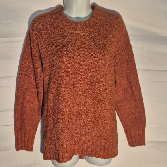 Old Navy Sweaters - OLD NAVY beautiful Orange High Pile oversized sweater in size small NWT